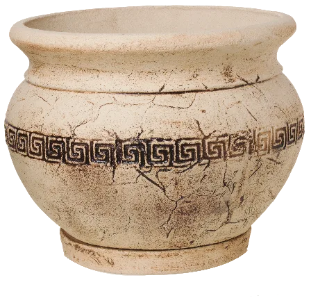 3D ancient clay pot